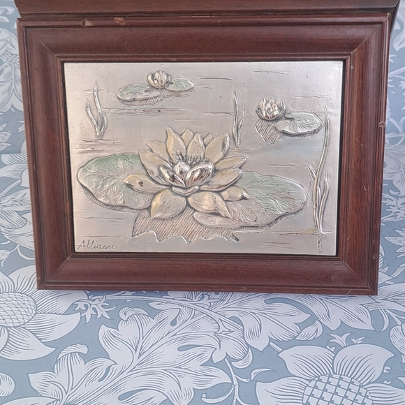 996 sterling silver and wood Alluani Carillon jewllery box - Picture 5 of 14